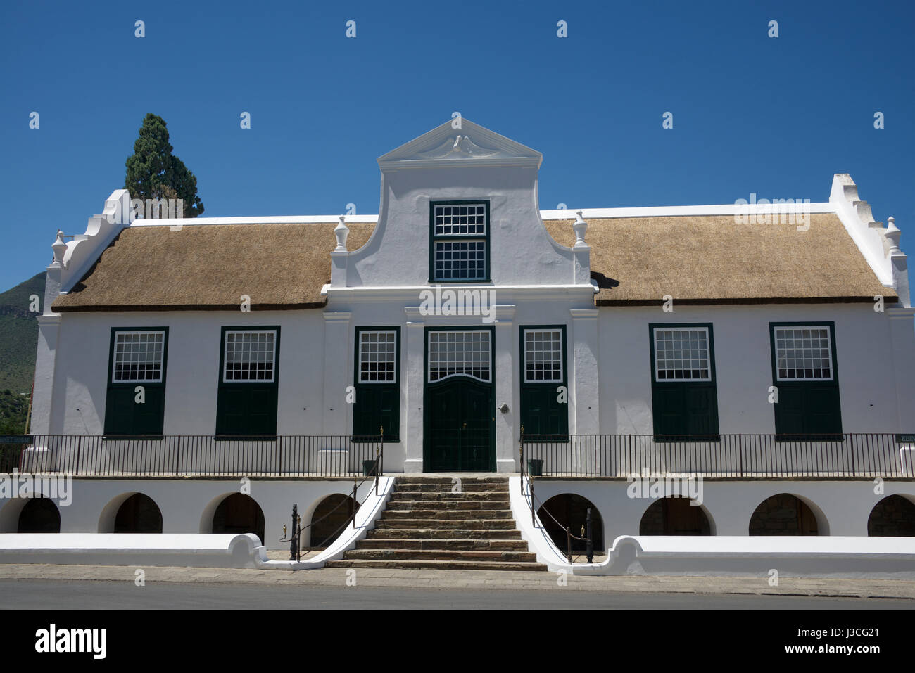 Casa Reinets classico esempio Cape Dutch Architecture Graaff Reinet Eastern Cape Sud Africa Foto Stock