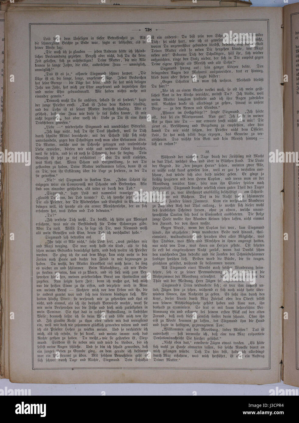 Un numero del 1881 di *Die Gartenlaube*, un settimanale tedesco, che presenta vari articoli culturali e letterari, che offrono approfondimenti sulla società e la cultura europea durante la fine del XIX secolo. Foto Stock