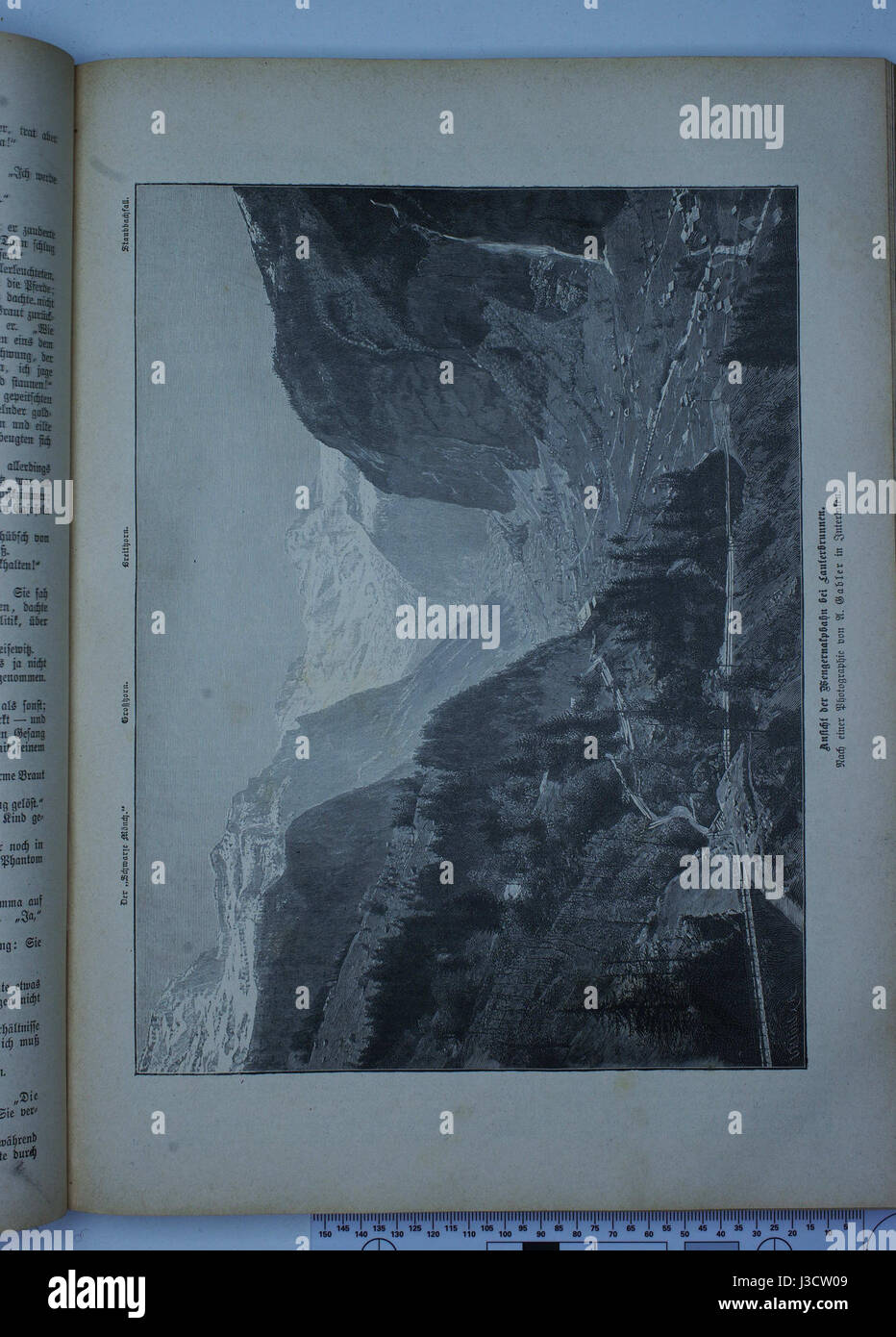 Un'illustrazione dell'edizione 1893 di "Die Gartenlaube", una rivista di famiglia illustrata tedesca, che mostra il ruolo della pubblicazione nei media del XIX secolo. Foto Stock