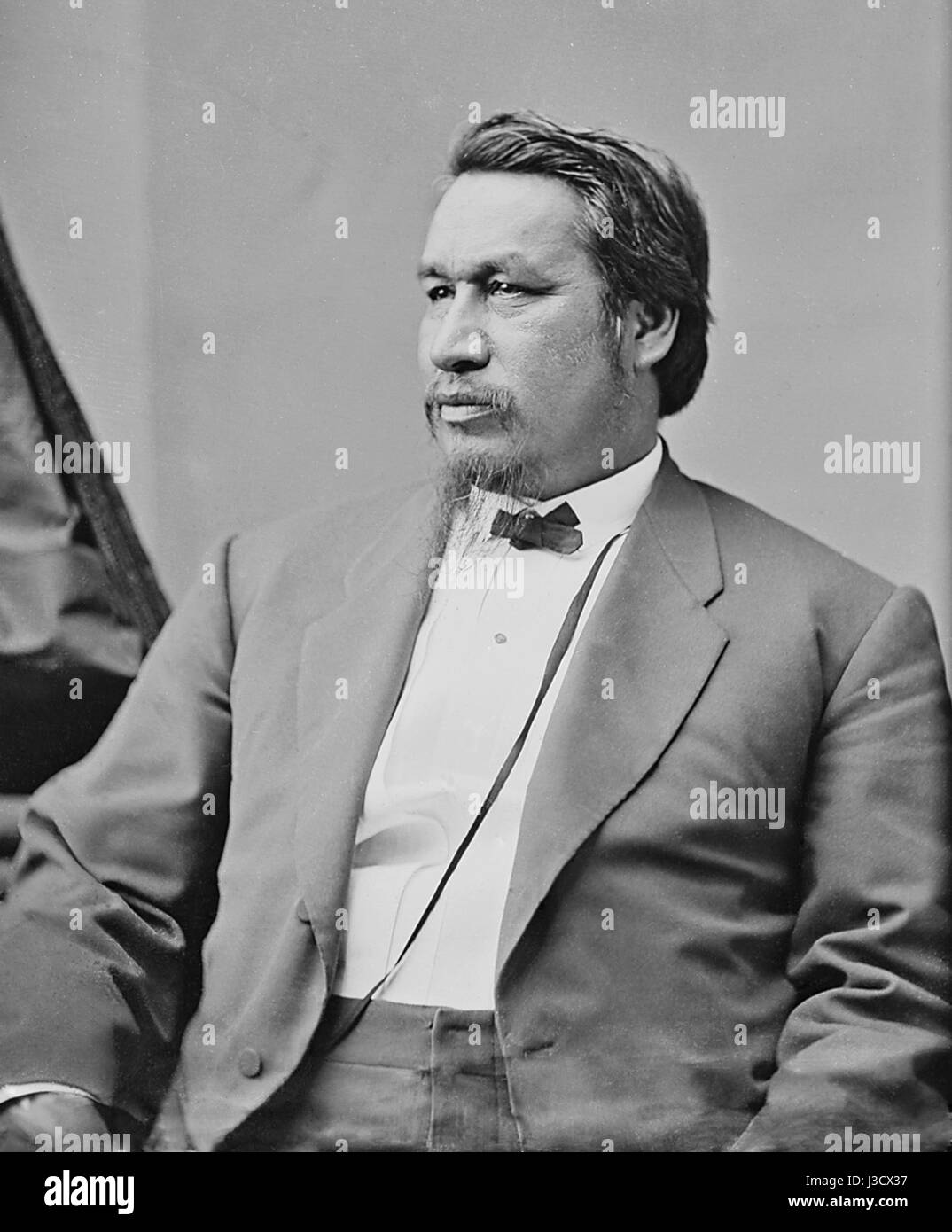 Una biografia di Ely S. Parker, un ingegnere nativo americano e il primo Commissario nativo degli affari indiani negli Stati Uniti. Foto Stock