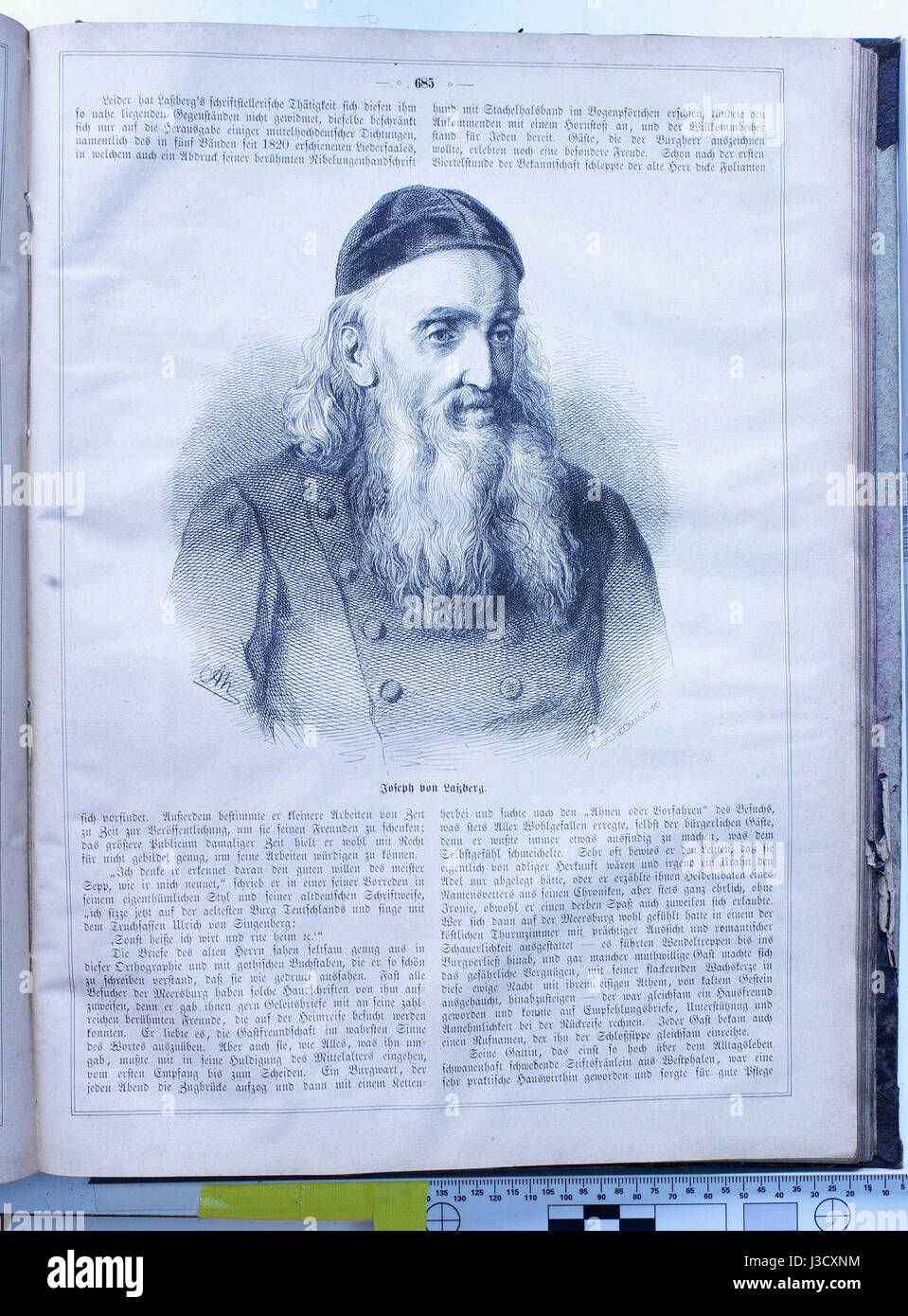 Die Gartenlaube, pubblicato nel 1868, è un settimanale tedesco illustrato che ha giocato un ruolo significativo nei media europei del XIX secolo. Ha affrontato una vasta gamma di argomenti, tra cui politica, cultura e società, con particolare attenzione agli eventi e agli sviluppi contemporanei. Foto Stock