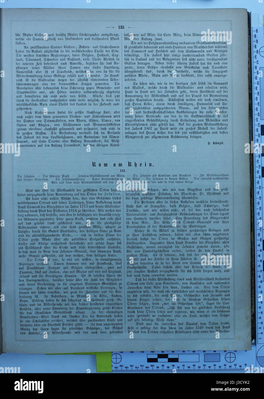 Un'immagine o un riferimento a un numero di "Die Gartenlaube", una popolare rivista tedesca del 1867, che mostra contenuti culturali, letterari o artistici di quel periodo. Foto Stock