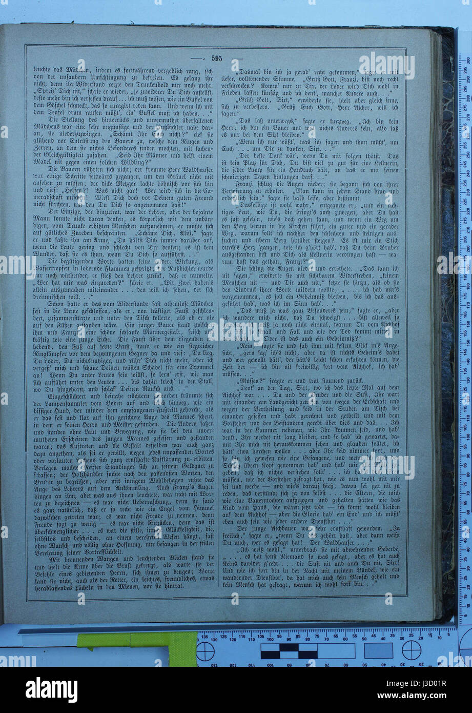 Questa immagine raffigura una pagina della rivista "Die Gartenlaube" pubblicata nel 1867, un importante periodico tedesco noto per i suoi contenuti culturali e politici nel XIX secolo. Foto Stock