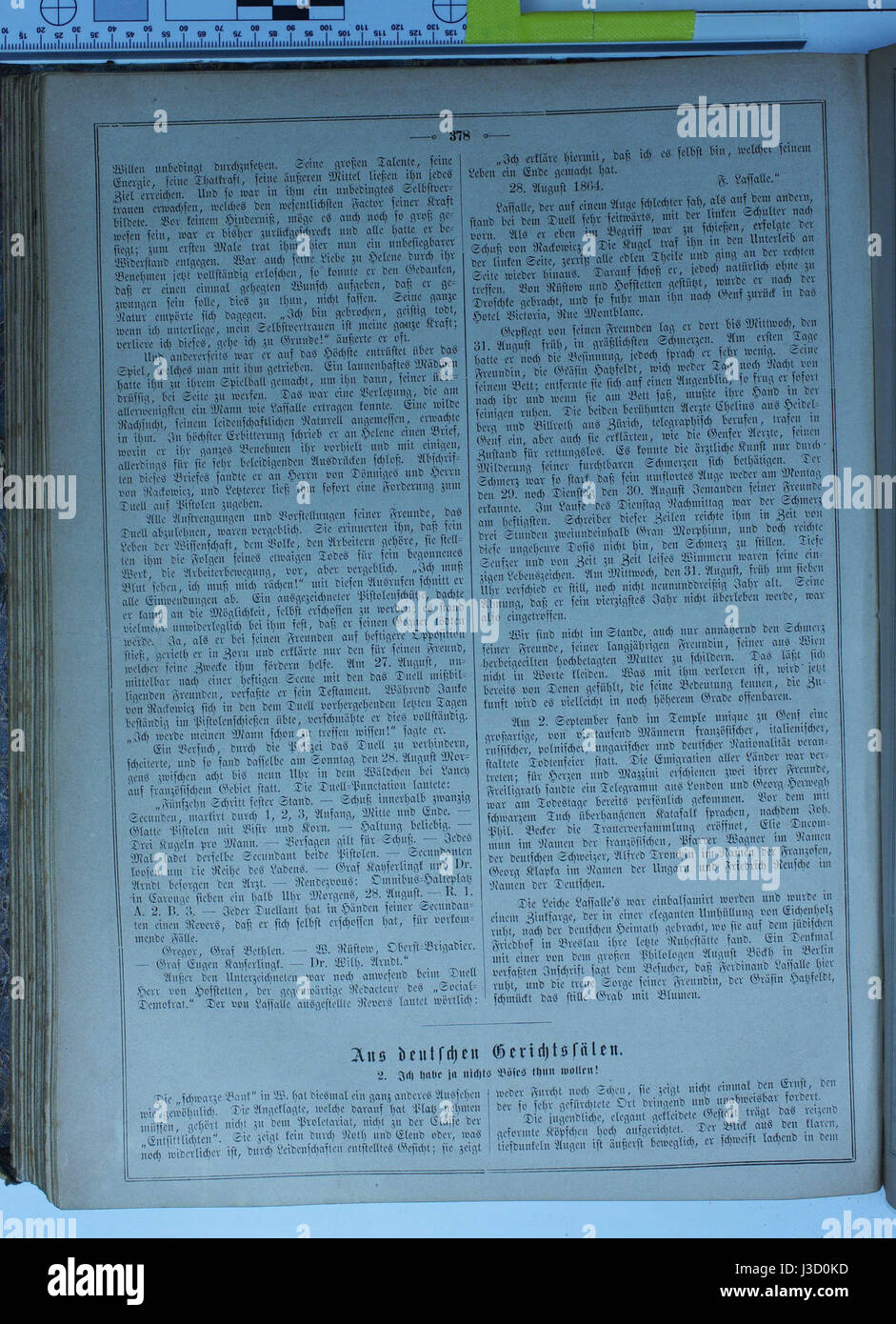 Un'edizione di 'Die Gartenlaube' del 1867, che mostra contenuti letterari, culturali e storici del tempo, riflettendo gli interessi sociali e l'espressione artistica del periodo. Foto Stock