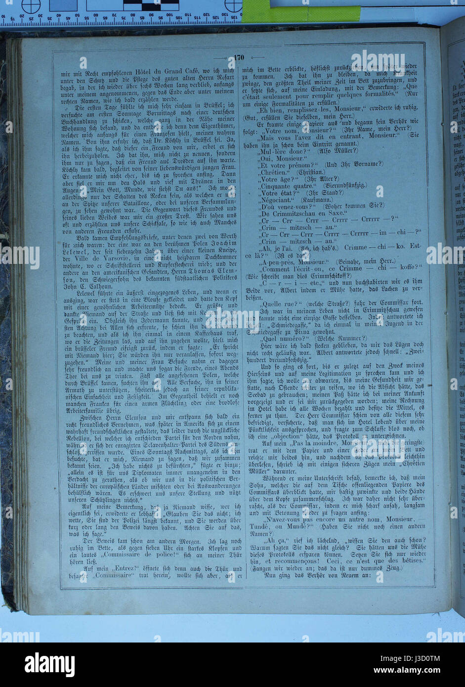 Die Gartenlaube era una popolare rivista illustrata tedesca del XIX secolo. Il numero del 1867 conteneva articoli e illustrazioni relativi a eventi contemporanei, cultura e arte, fornendo una visione del clima sociale e politico dell'eraâ. Foto Stock