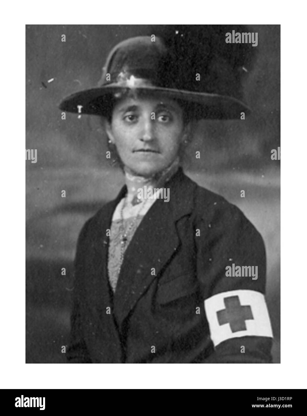 Emilie Morel presso l ospedale di guerra di La Martre Foto Stock