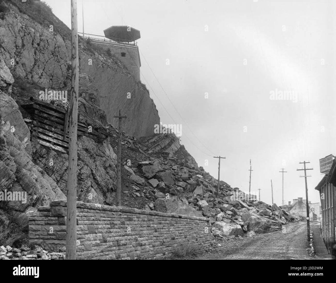 Eboulement Quebec Qc vers 1890 Foto Stock