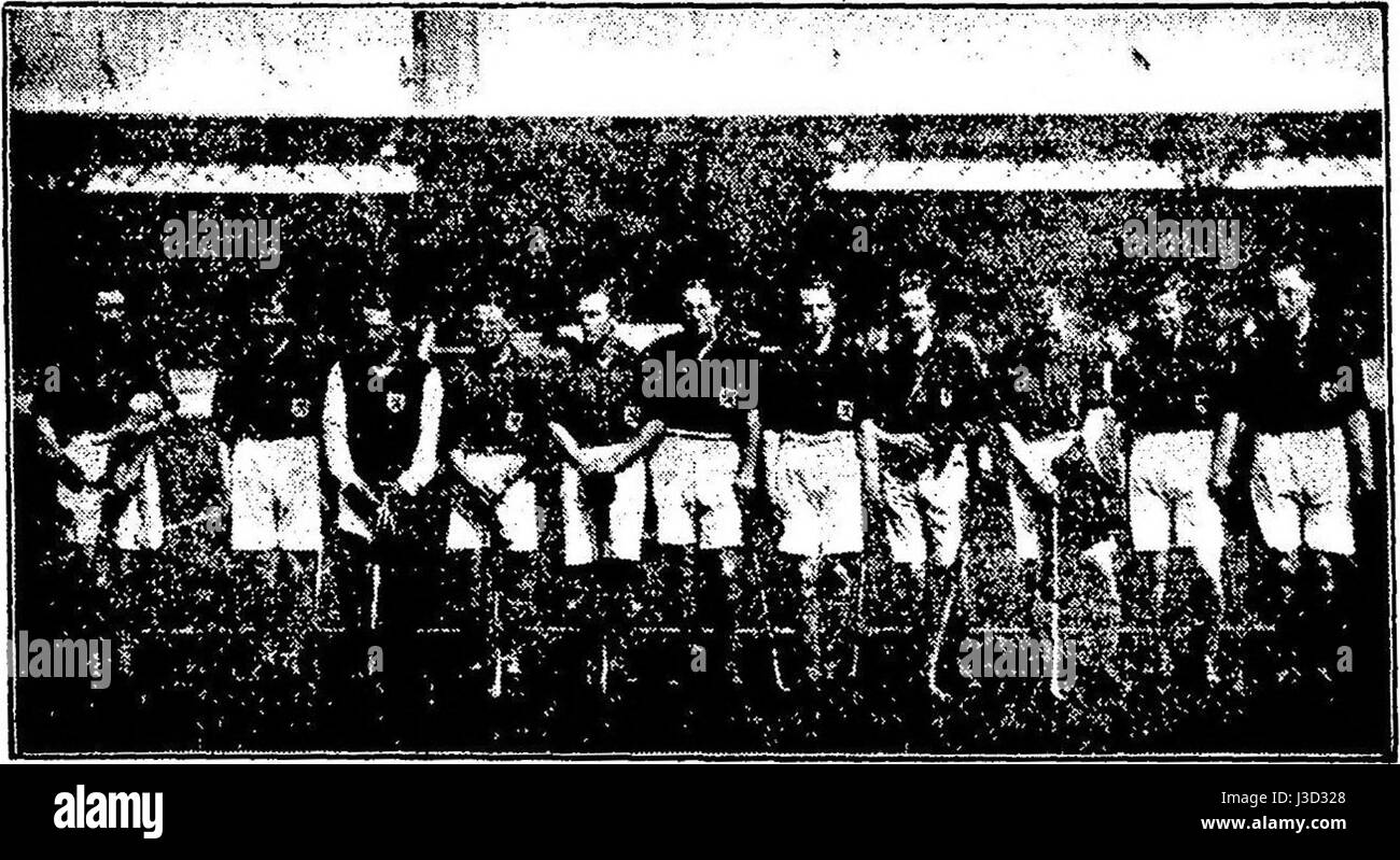 Olandese del team di Hockey 1928 Olimpiadi di estate Foto Stock