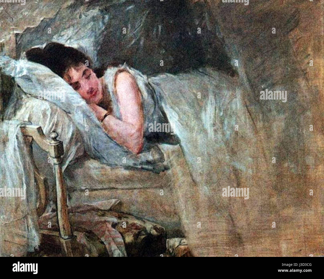 Eva Gonzales Le Sommeil Foto Stock