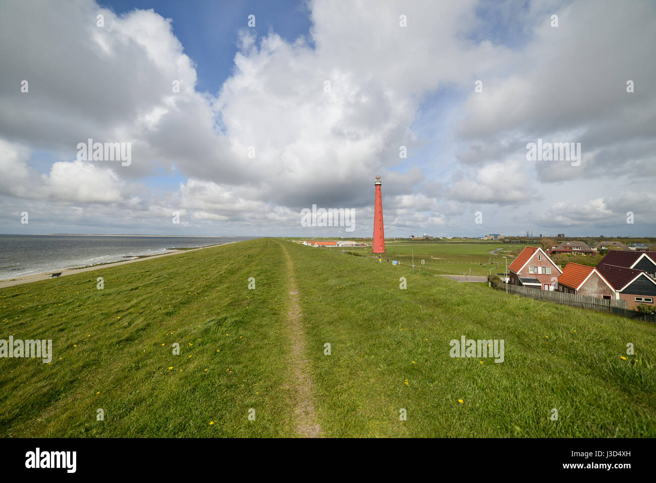 Den Helder in Olanda, vista costiera Foto Stock