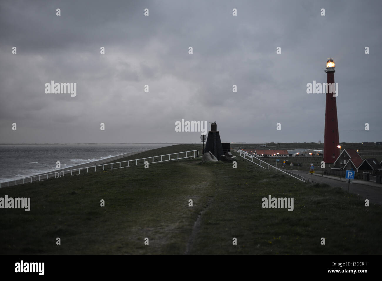 Den Helder in Olanda, vista costiera Foto Stock