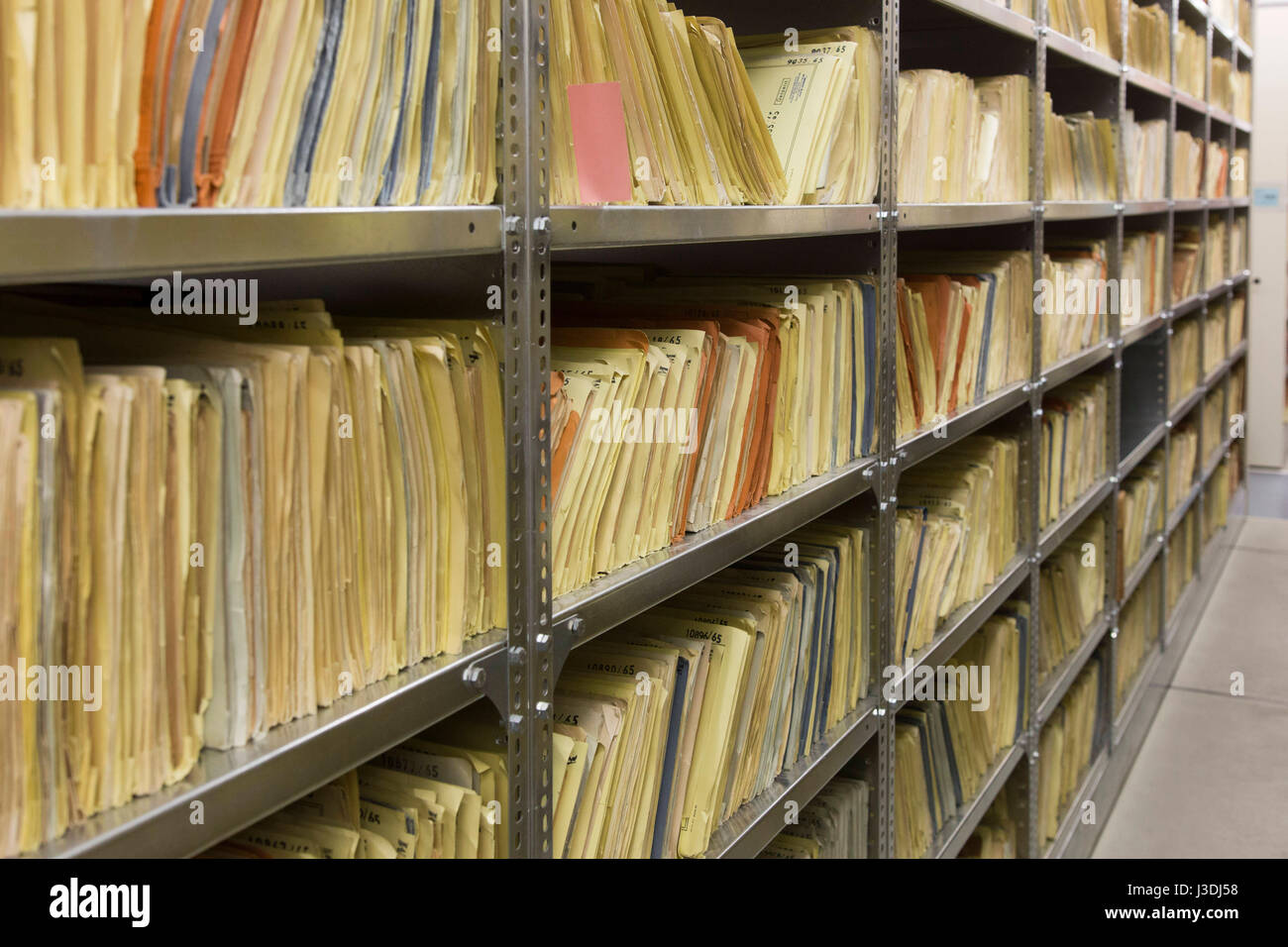 I record di stasi agenzia, BStU Foto Stock