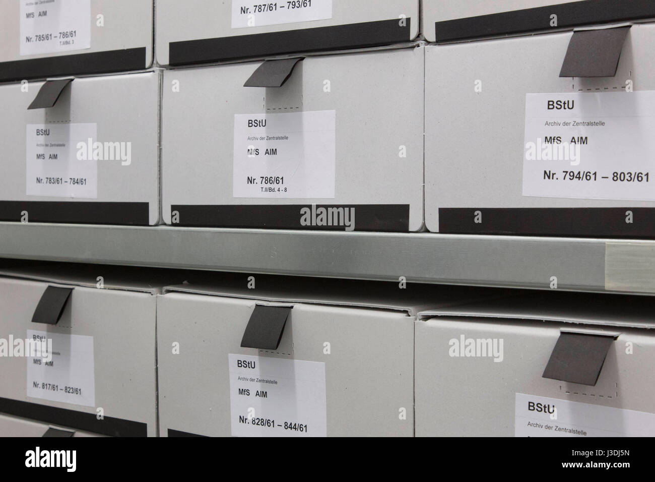 I record di stasi agenzia, BStU Foto Stock