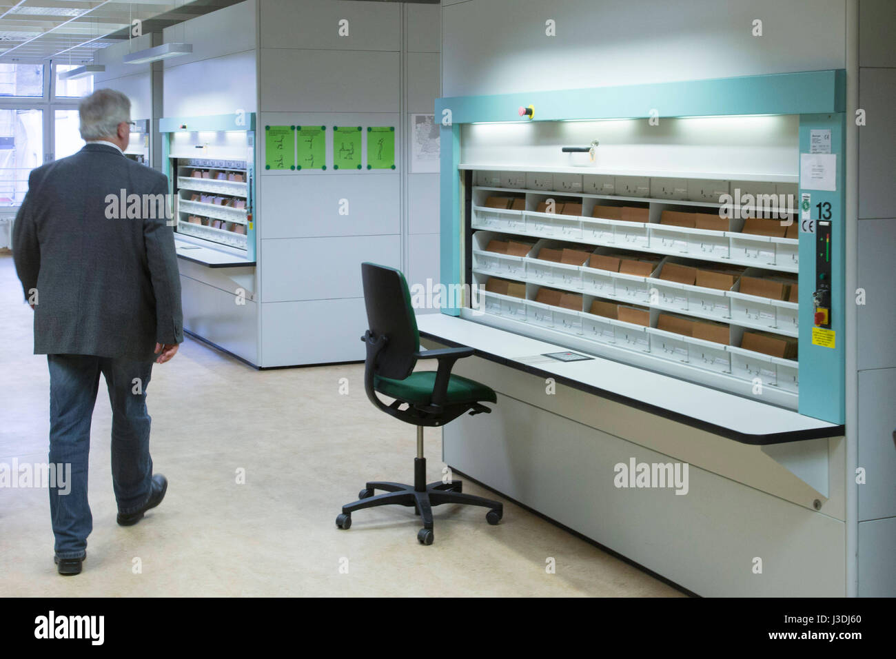 I record di stasi agenzia, BStU Foto Stock