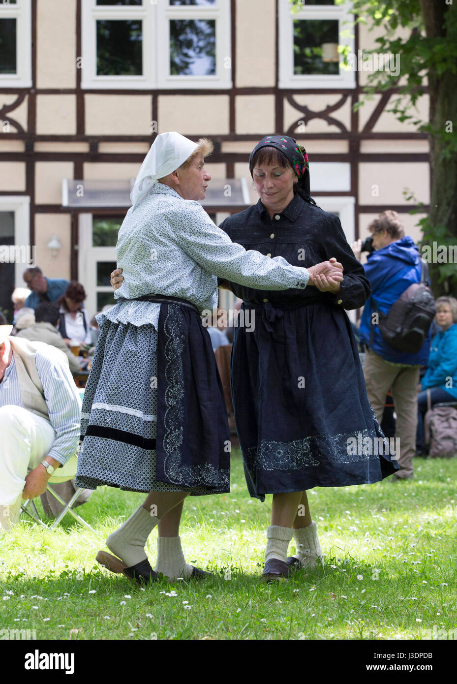 Festa in costume al Sorbs Foto Stock