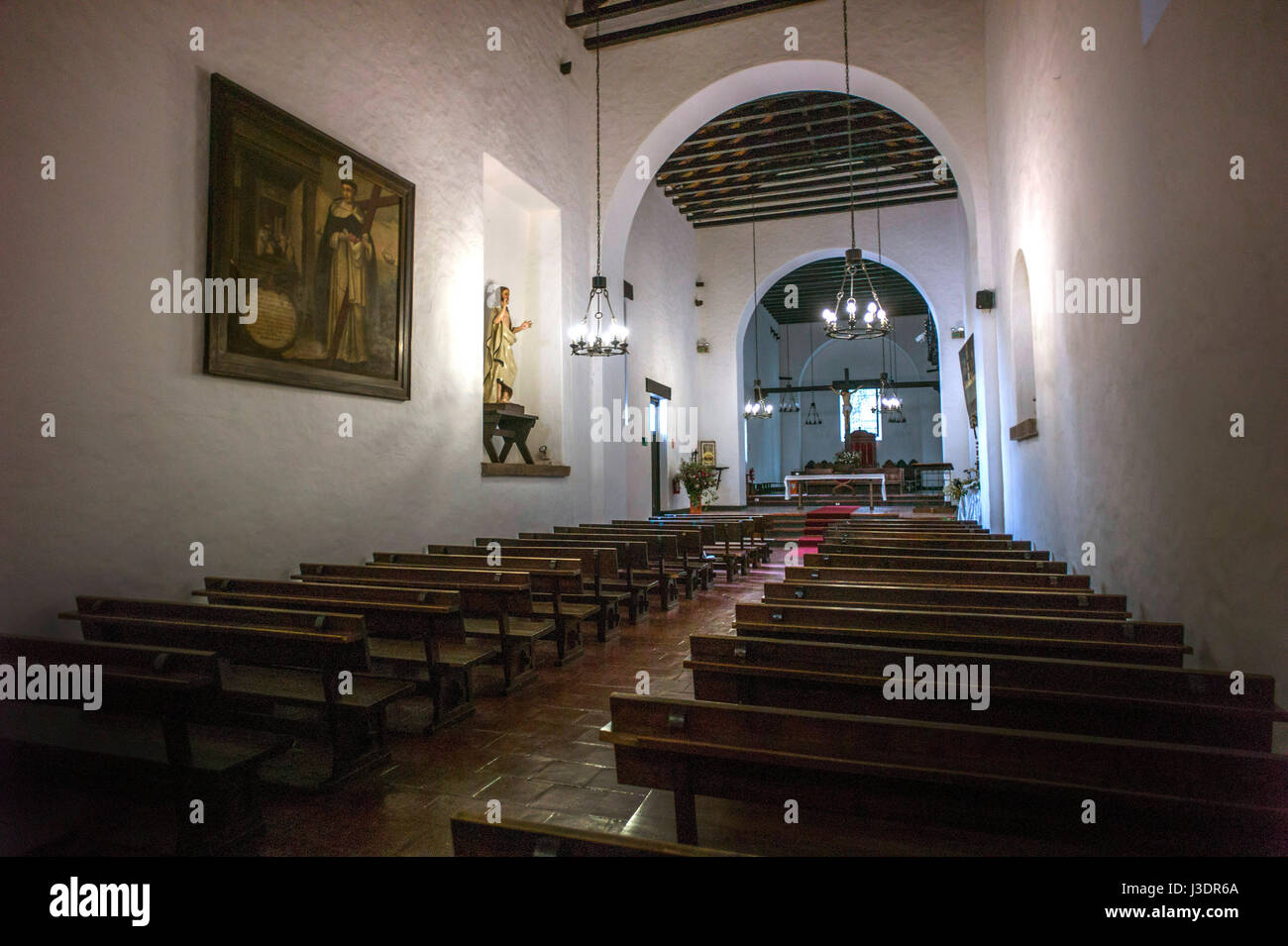 Il Los Dominicos Chiesa Foto Stock
