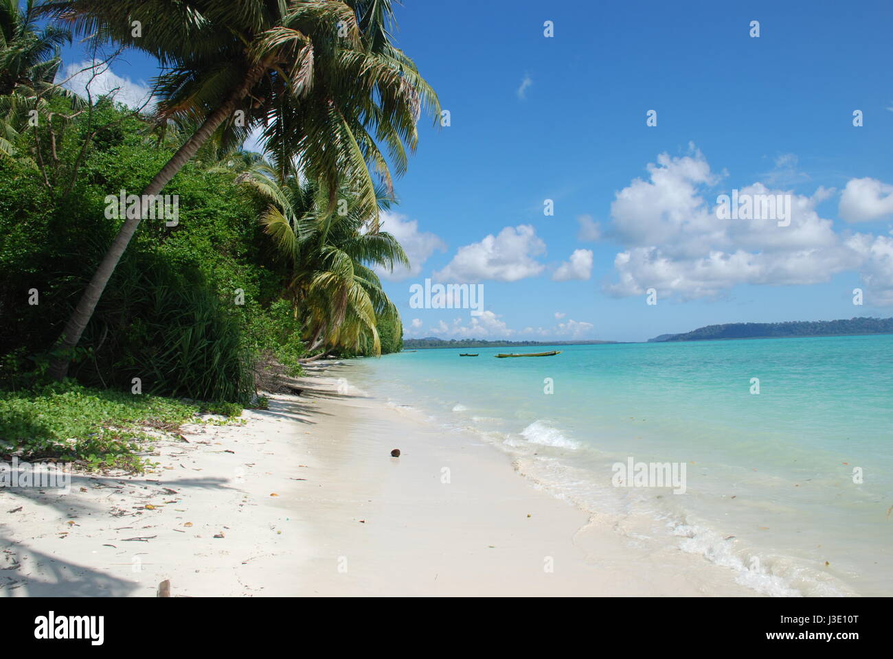 Una delle più belle spiagge del mondo presso le isole Andamane, India. Foto Stock