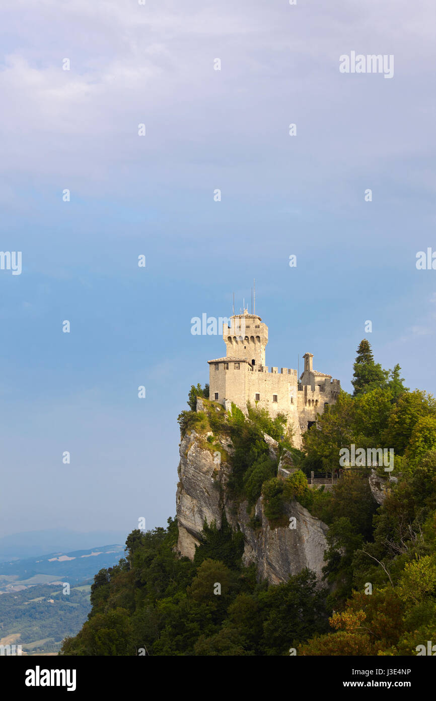 Torre Guaita nella Repubblica di San Marino Foto Stock