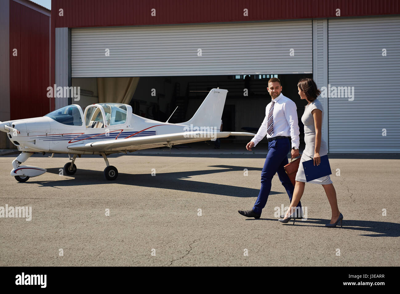 Industria aeronautica in Business Foto Stock