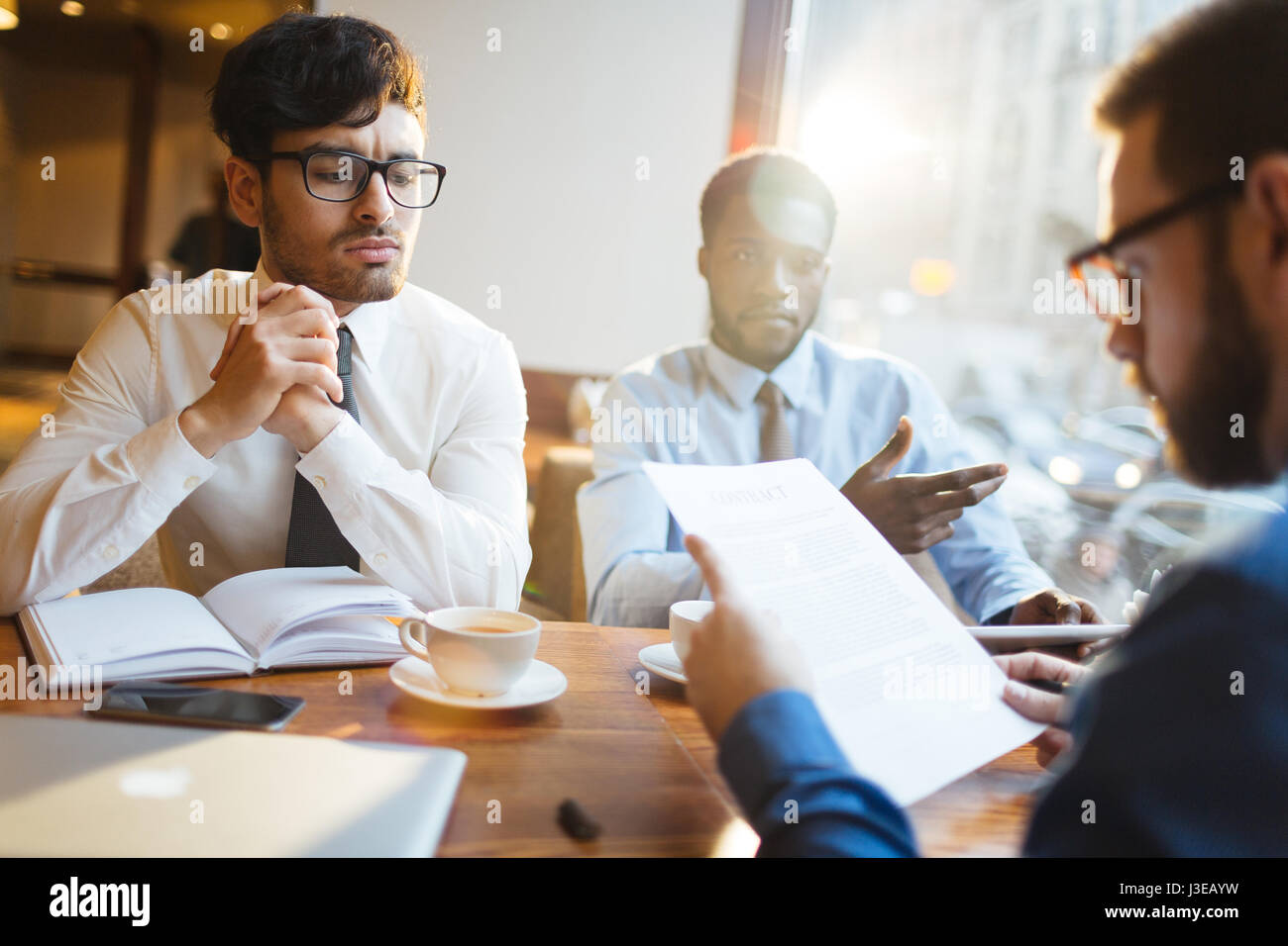 Momento di negoziazione Foto Stock