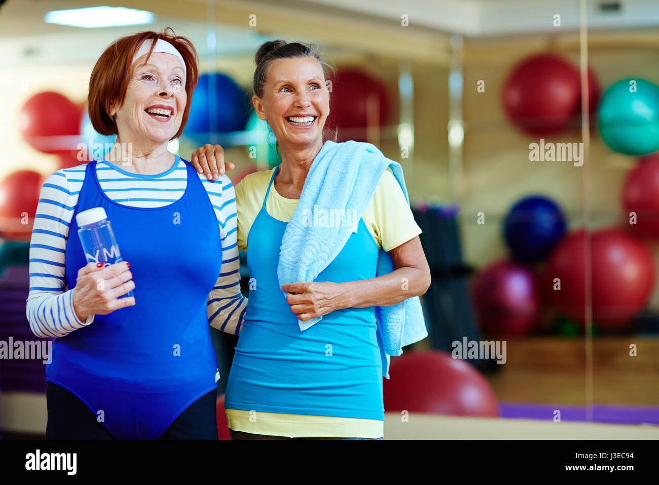 Nonne in palestra Foto Stock