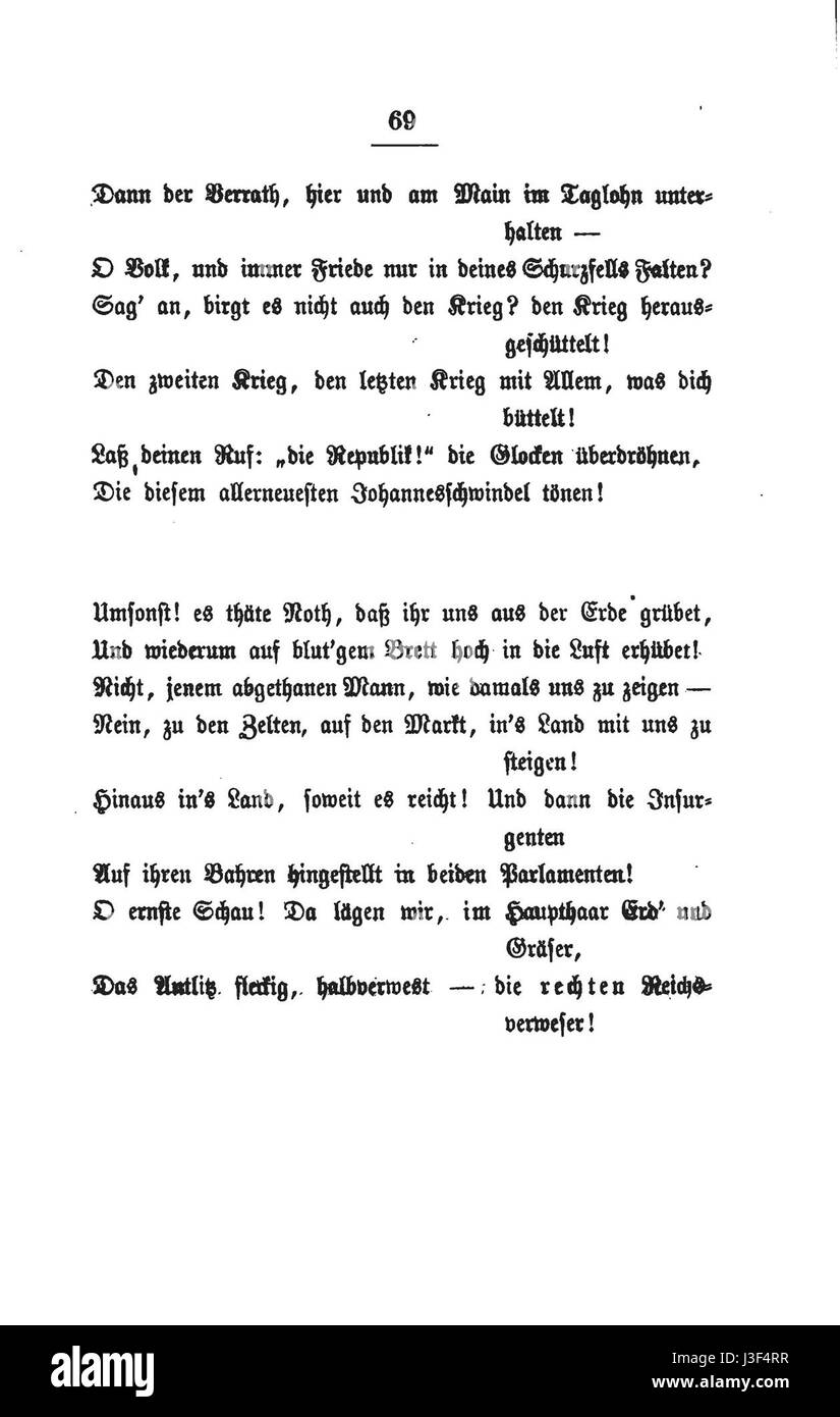 Questo titolo si riferisce a un'opera del poeta tedesco Friedrich Freiligrath, intitolata "Todten an die Lebenden" ("ai morti tra i vivi"), che è una riflessione sui temi della vita, della morte e dell'esistenza. Foto Stock Questo titolo si riferisce a un'opera del poeta tedesco Friedrich Freiligrath, intitolata "Todten an die Lebenden" ("ai morti tra i vivi"), che è una riflessione sui temi della vita, della morte e dell'esistenza. Foto Stock