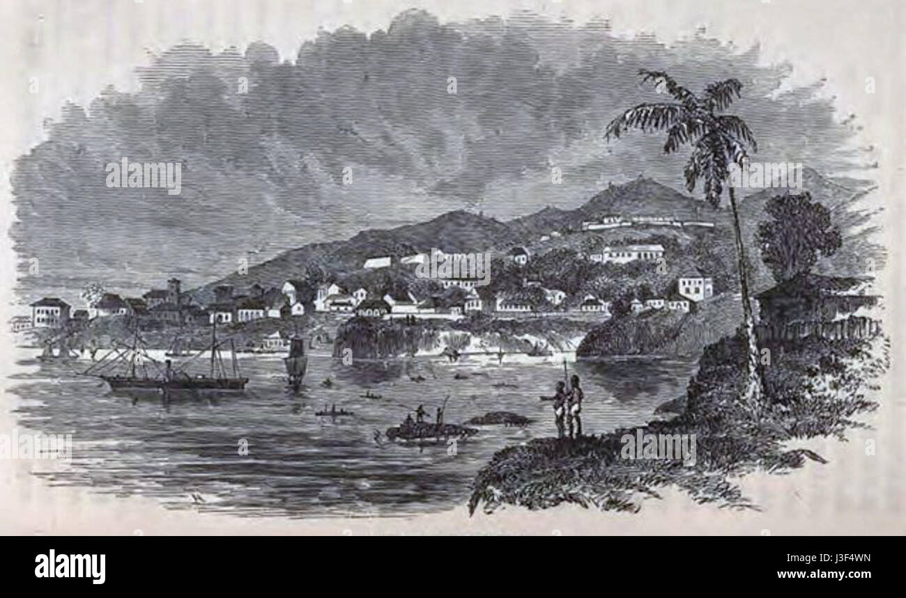 Freetown 1856 Foto Stock