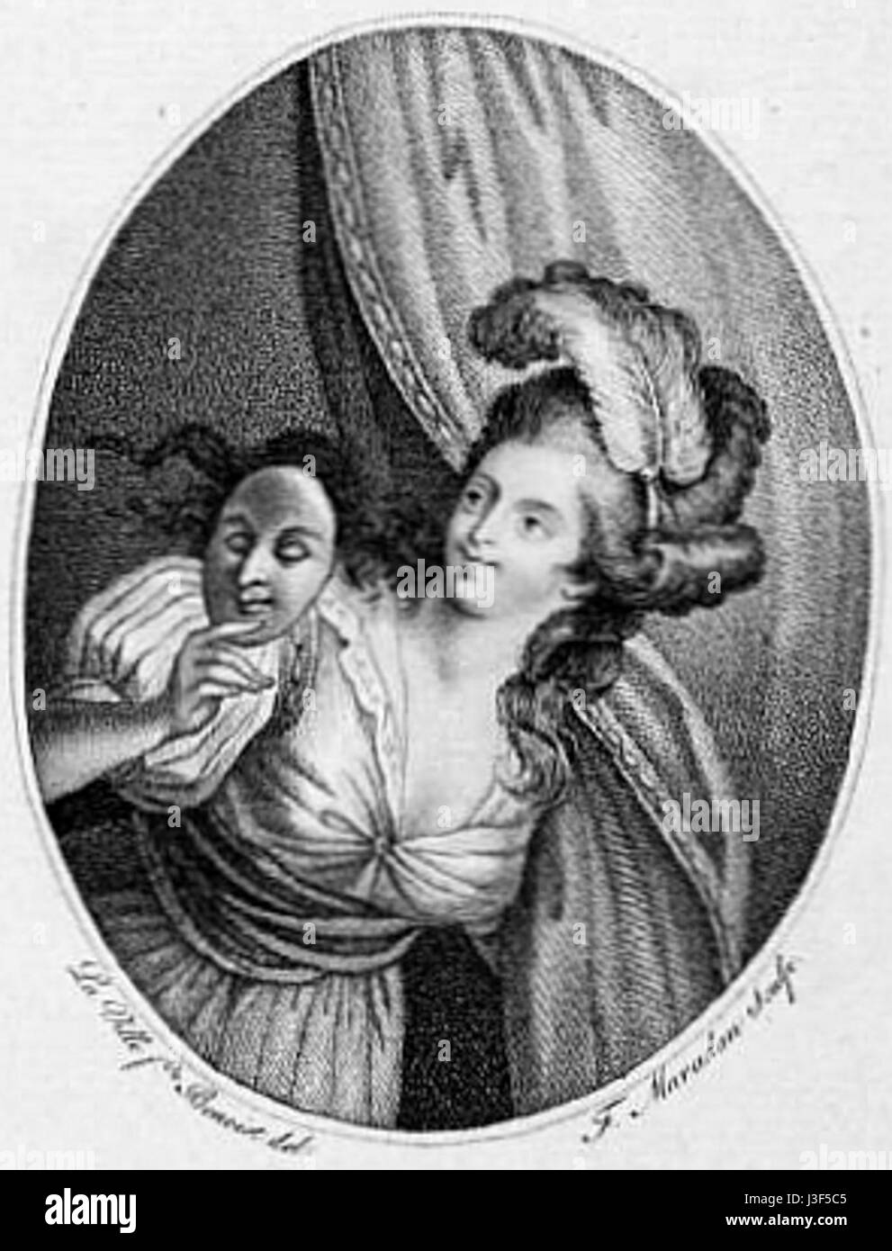 George Anne Bellamy è stata un'attrice inglese del XVIII secolo, nota per le sue esibizioni sul palco di Londra. Attiva alla fine degli anni '1700, ha dato contributi significativi al teatro inglese ed è stata una figura notevole nelle arti dello spettacolo durante l'era georgiana. Foto Stock