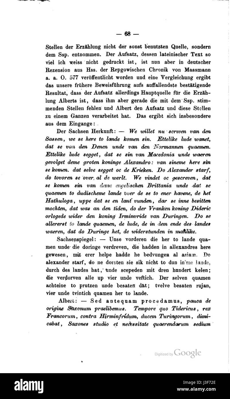 "Ficker Entstehung Sachsenspiegel" si riferisce alla creazione del "Sachsenspiegel", un importante testo giuridico tedesco medievale. L'opera di Ficker mette in evidenza il contesto storico dello sviluppo del Sachsenspiegel. Foto Stock
