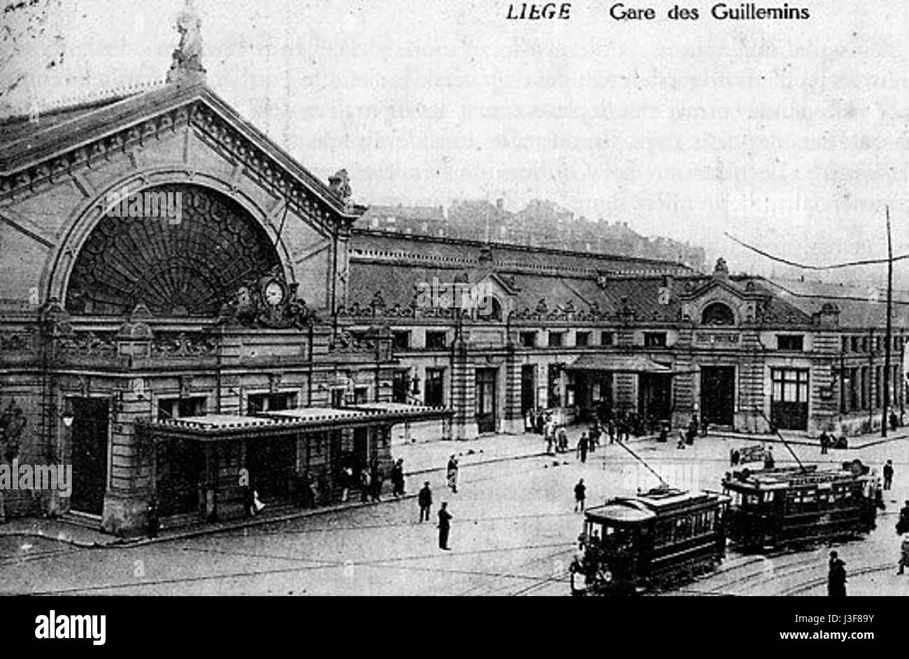 Gare Guillemins 1905 Foto Stock