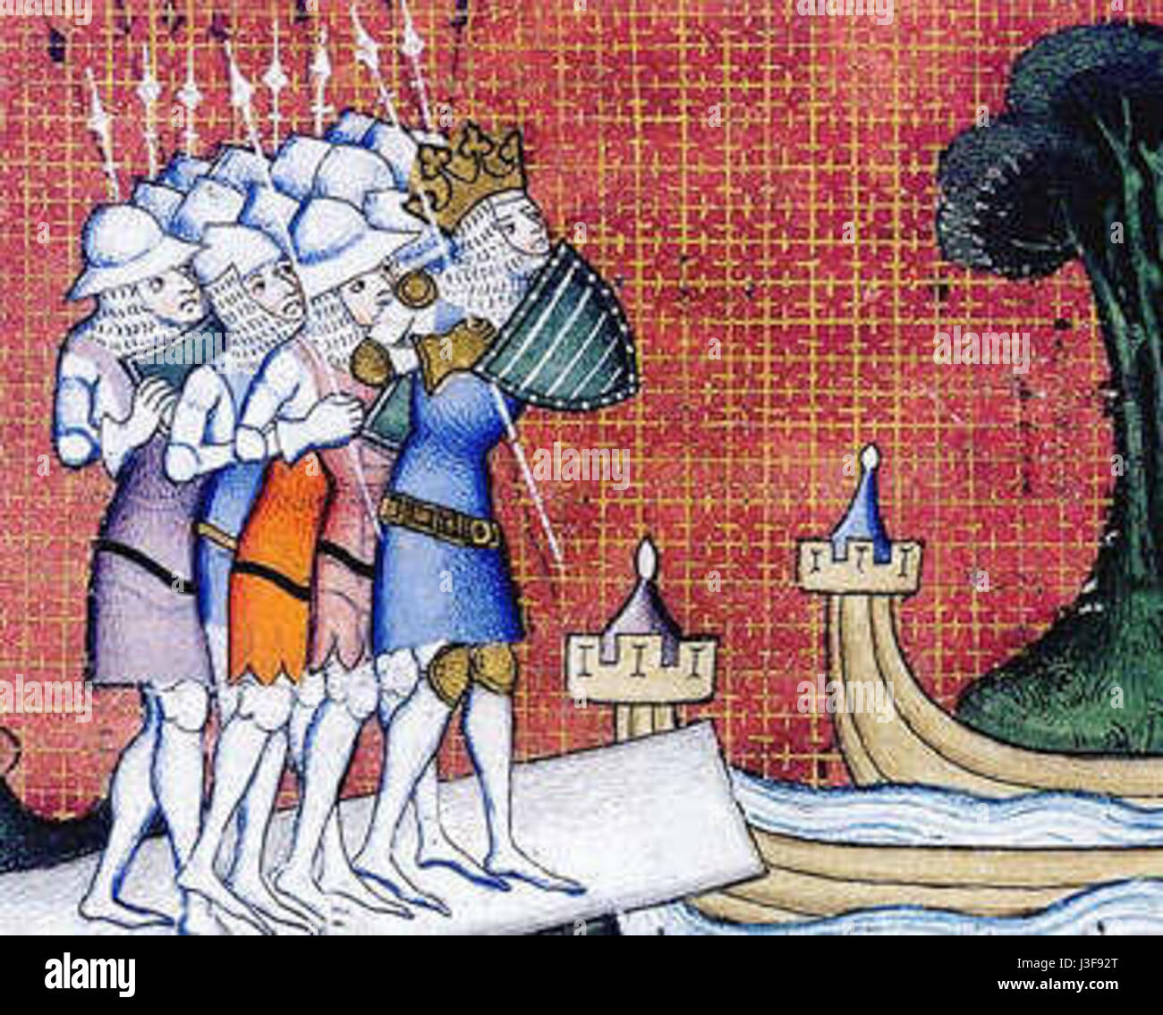 Questo titolo si riferisce alla figura storica del re Filippo II di Spagna e alla sua influenza in Sicilia. Filippo II regnò su vari territori, tra cui la Sicilia, durante il XVI secolo. Il suo regno influenzò il panorama politico, economico e militare del islandÂ. Foto Stock