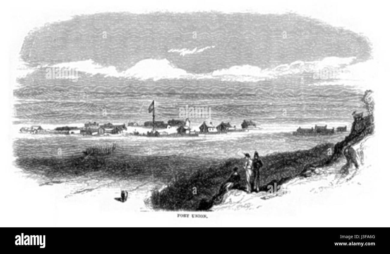 Fort Union, fondata nel 1857, era un importante avamposto militare nel sud-ovest degli Stati Uniti. Ha svolto un ruolo fondamentale nelle operazioni militari della regione durante la metà del XIX secolo. Foto Stock