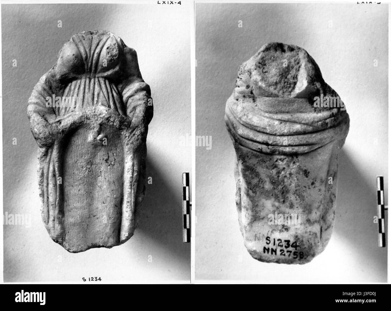 La figura di un ermafroditi herm Foto Stock