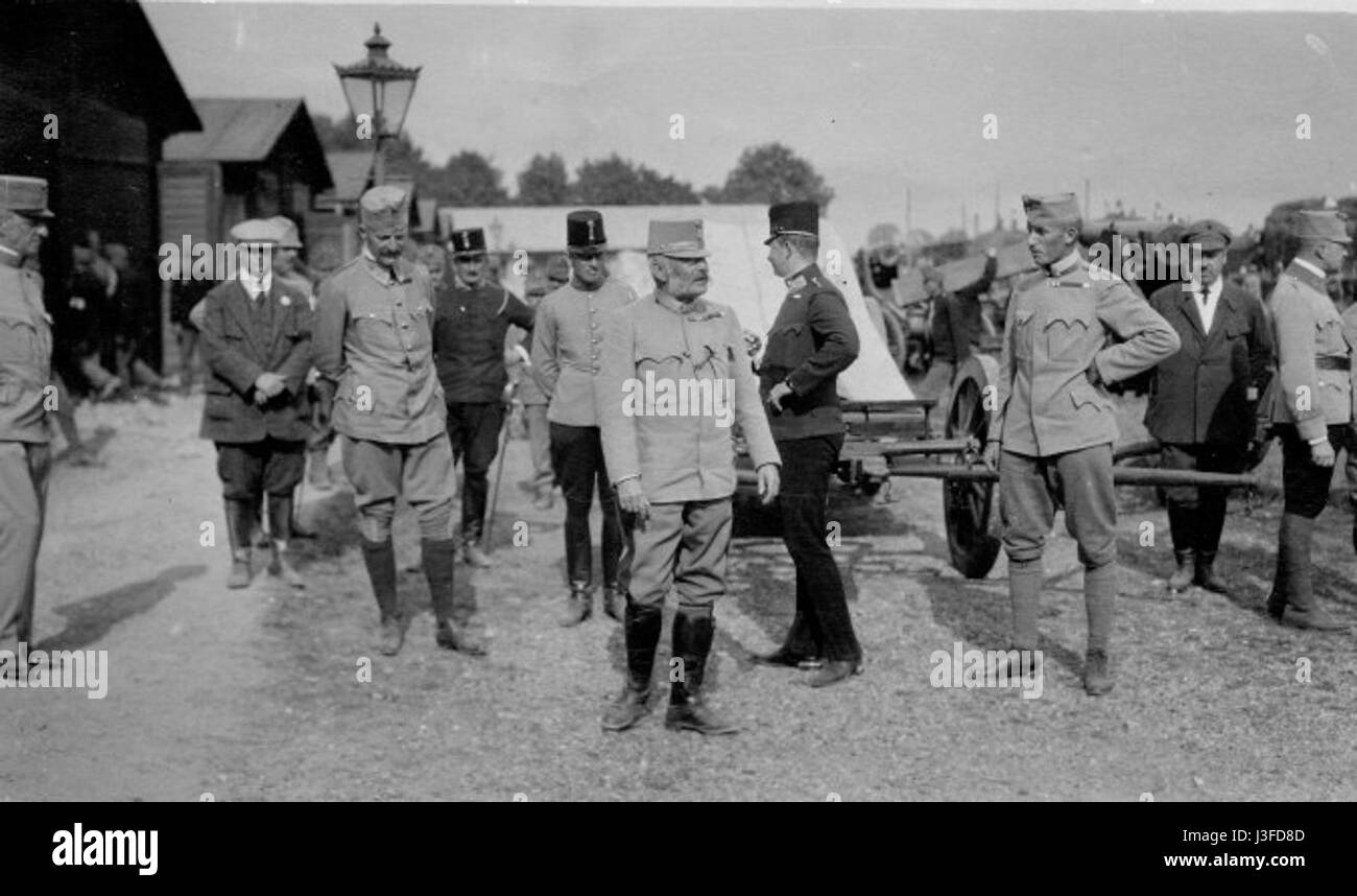 Un riferimento storico a Friedrich Austria e alla regione di Przemysl nel 1915, probabilmente relativo al periodo della prima guerra mondiale e al suo impatto sull'area. Foto Stock