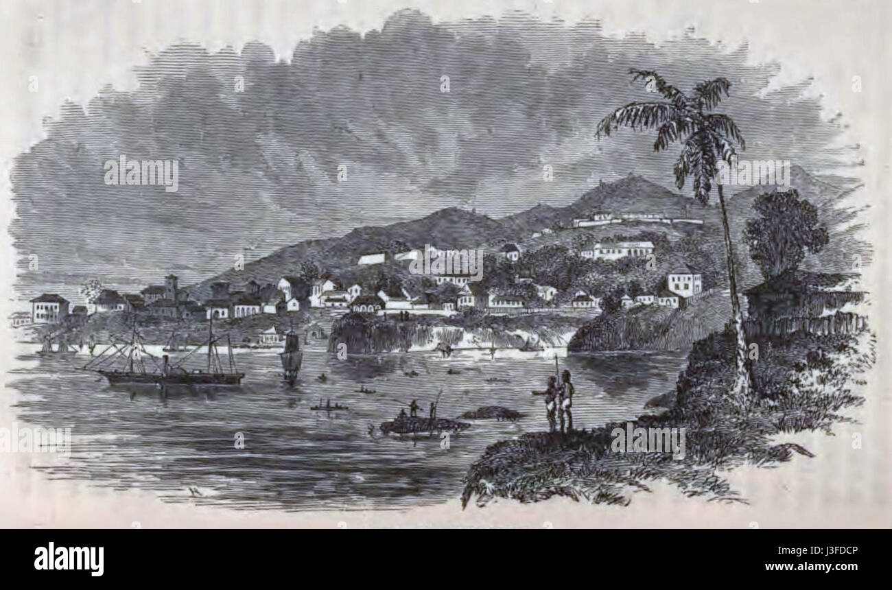 Freetown è la capitale e la città più grande della Sierra Leone, situata sulla costa atlantica del paese. È un'importante città portuale con una ricca storia, compresa la sua fondazione da parte degli schiavi liberati nel XVIII secolo. Foto Stock