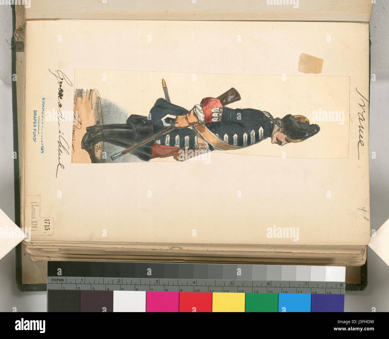 Francia, 1700 1720. Louis XIV (NYPL B14896507 1235712) Foto Stock