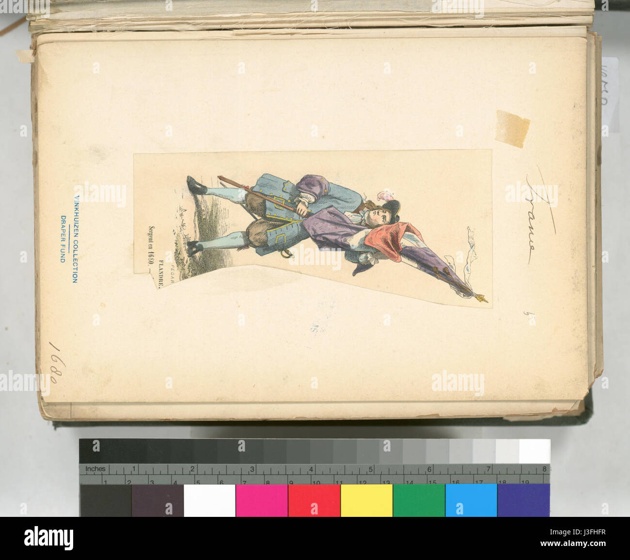 Questa immagine di Luigi XIV, creata tra il 1680 e il 1700, mette in risalto la grandezza e l'autorità francesi dell'kingâ durante il suo regno. Conosciuto come il Re Sole, Luigi XIV regnò per oltre 70 anni, lasciando un'eredità duratura sulla politica, la cultura e l'arte francese. Foto Stock