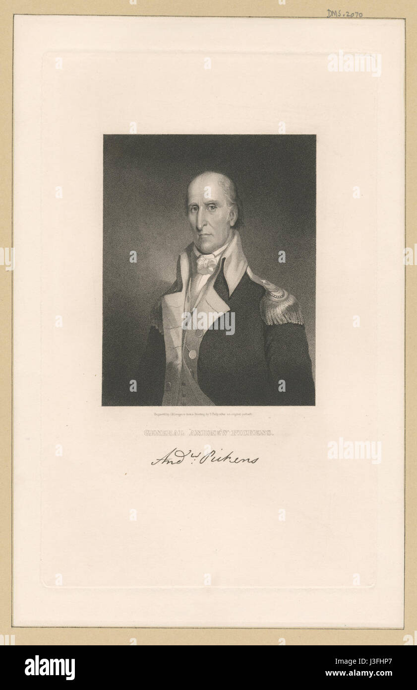 Generale Andrew Pickens (NYPL B12349155 425030) Foto Stock