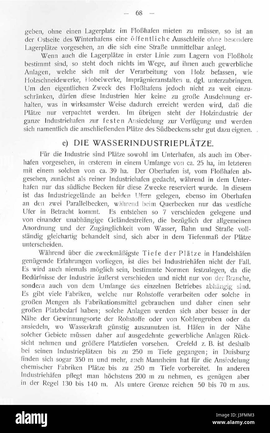 FFM Osthafen 1907 68 Foto Stock