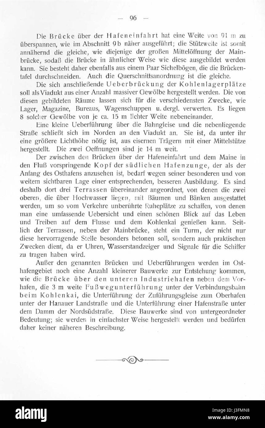 La fotografia del 1907 "FFM Osthafen" cattura il porto orientale di Francoforte, Germania, all'inizio del XX secolo. L'immagine fornisce uno sguardo sulle infrastrutture e lo sviluppo urbano dell'harborâ, mostrando il paesaggio industriale e le attività marittime della città. Foto Stock