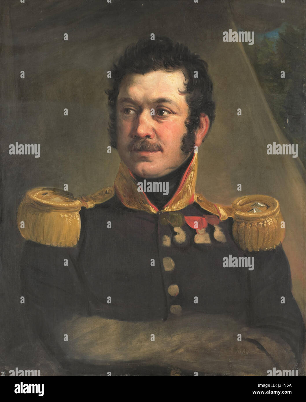 Frederik Knotzer (1782 1853). Luitenant generaal Rijksmuseum SK UN 1538 Foto Stock