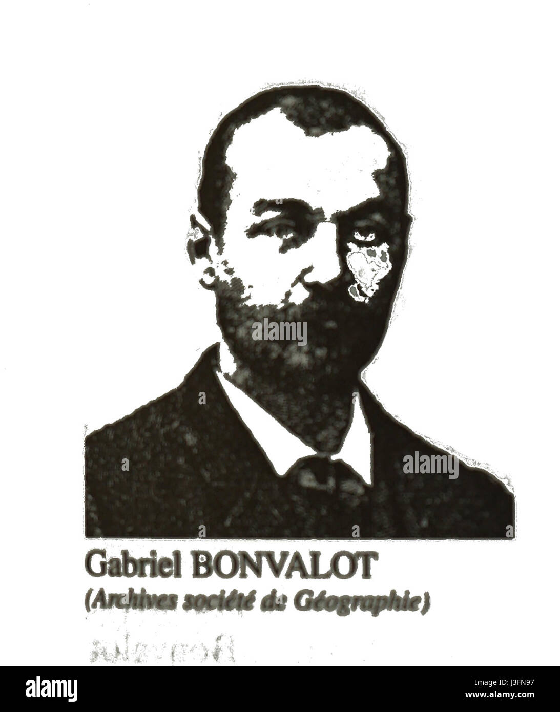 Gabriel Bonvalot fu un esploratore e geografo francese, noto per le sue spedizioni in Asia centrale e in altre parti del mondo tra la fine del XIX e l'inizio del XX secolo. Foto Stock