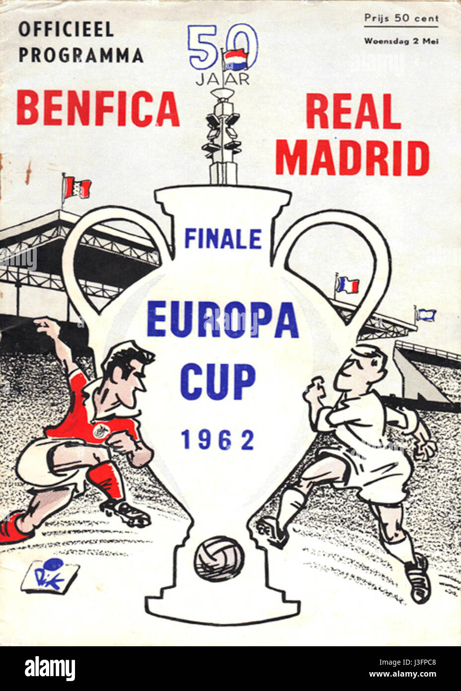 Finale 1961-62 Champions EuropÃ©ens si riferisce alla finale della Coppa Europa 1961-1962, uno dei tornei di calcio più prestigiosi d'Europa. Foto Stock