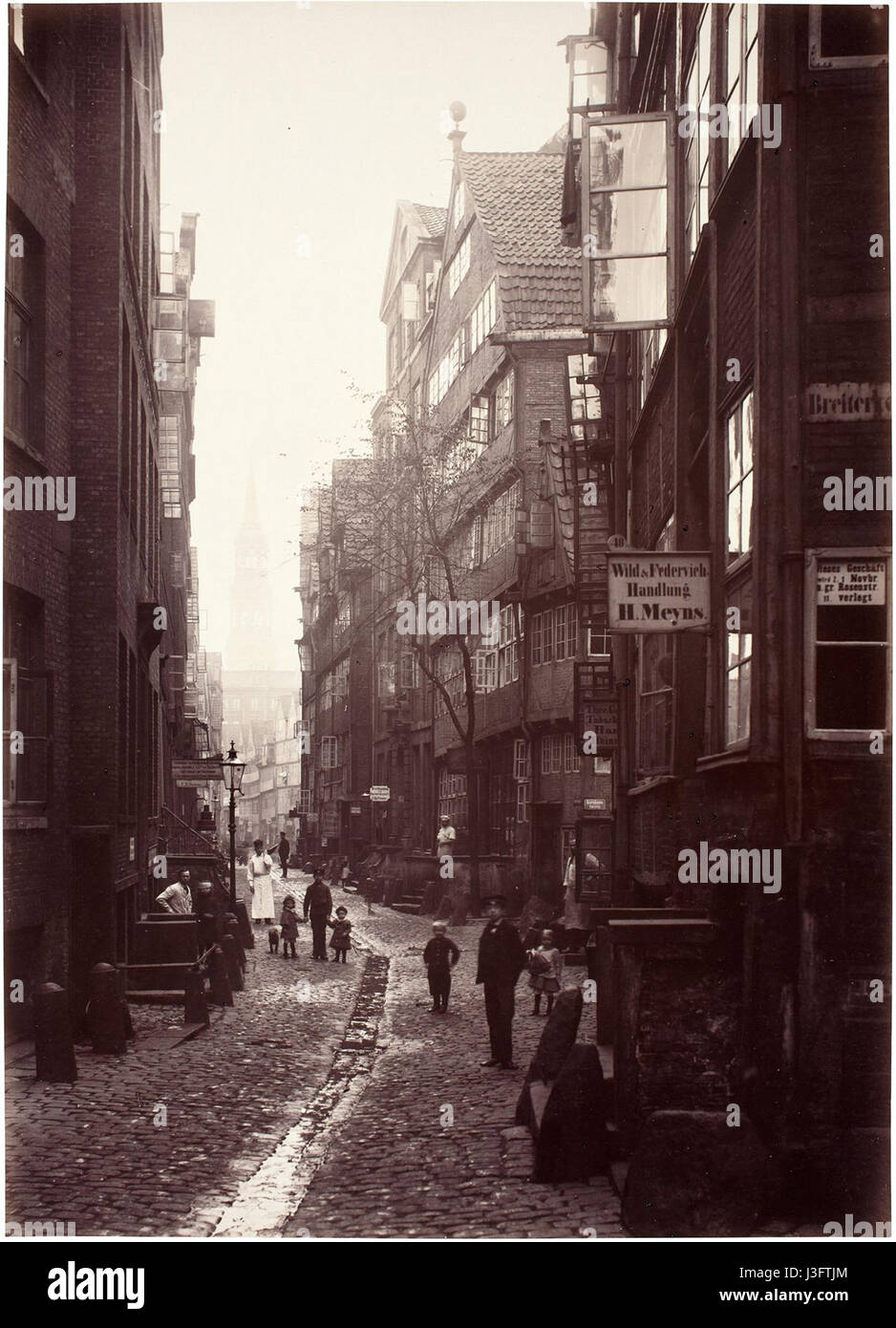 Georg Koppmann dovenfleth 1883 Foto Stock