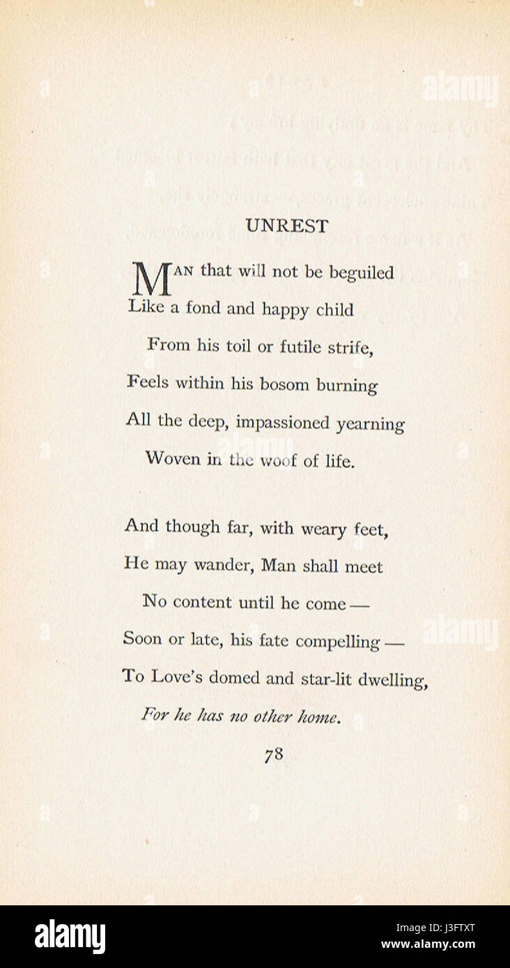 "Mine and thine" è un poema di Florence Earle Coates, poeta e filantropo americano. Pubblicato nel 1904, il poema esprime temi di amore, proprietà e complessità delle relazioni umane. Coates era nota per la sua poesia lirica e sentita, e le sue opere spesso riflettevano profonde connessioni emotive e intuizioni personali sulla natura umana. Foto Stock