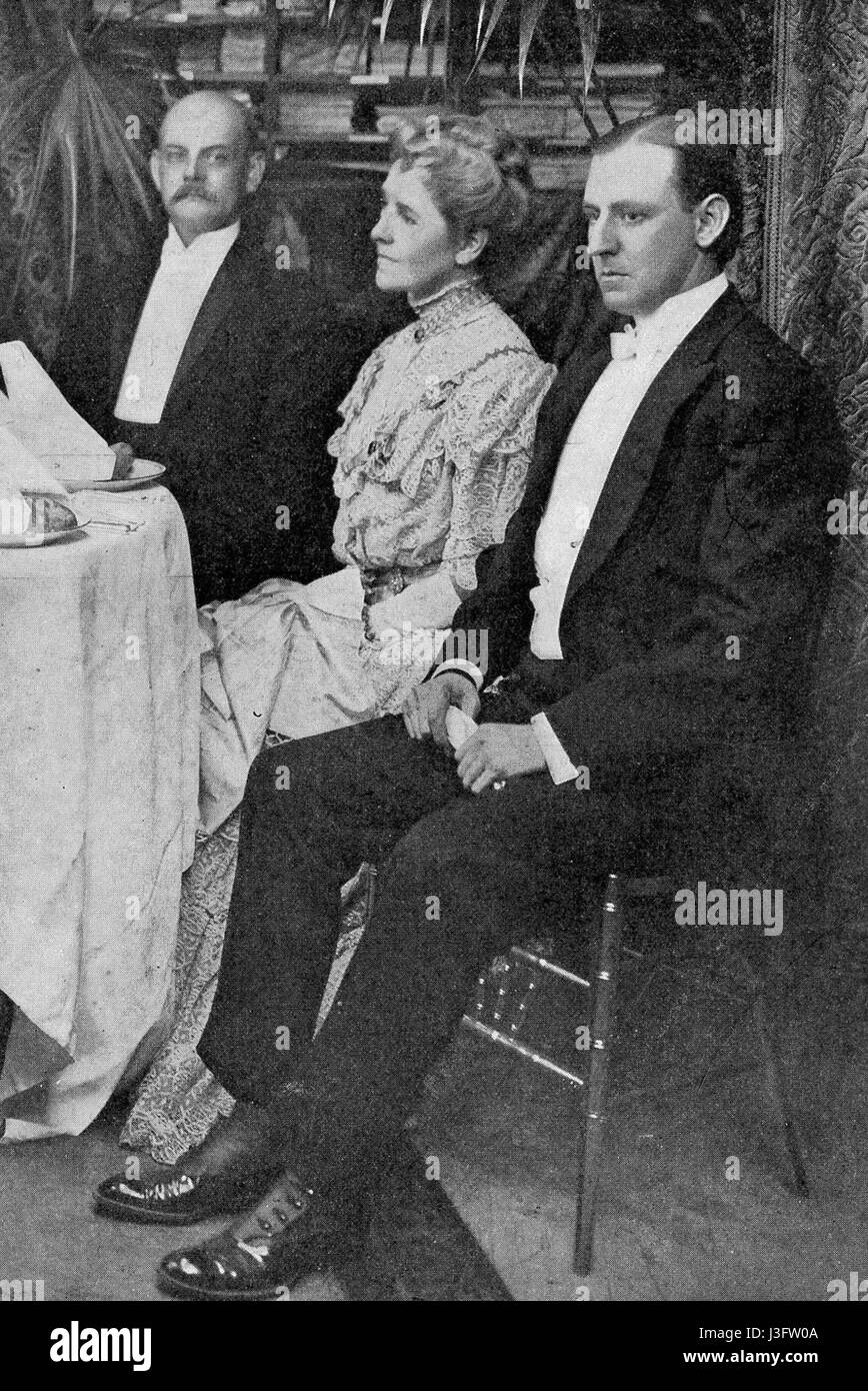 Firenze Earle Coates presso Henry Mills Alden il settantesimo compleanno celebrazione 1906 Foto Stock