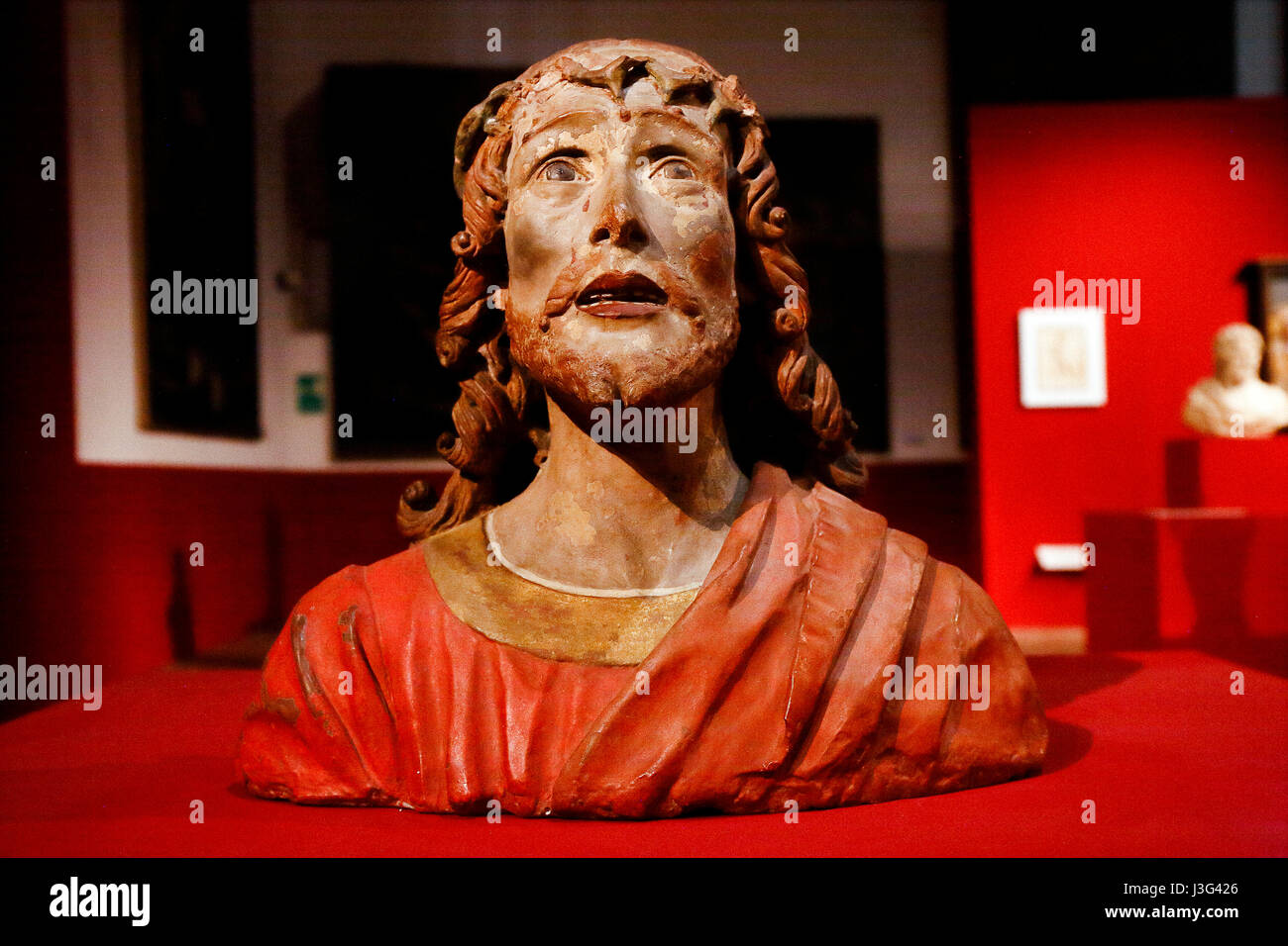 Fano: Mostra Rinascimento segreto: Cristo Salvatore coronato di spine: Civitali Matteo: 1484-1480 Foto Stock