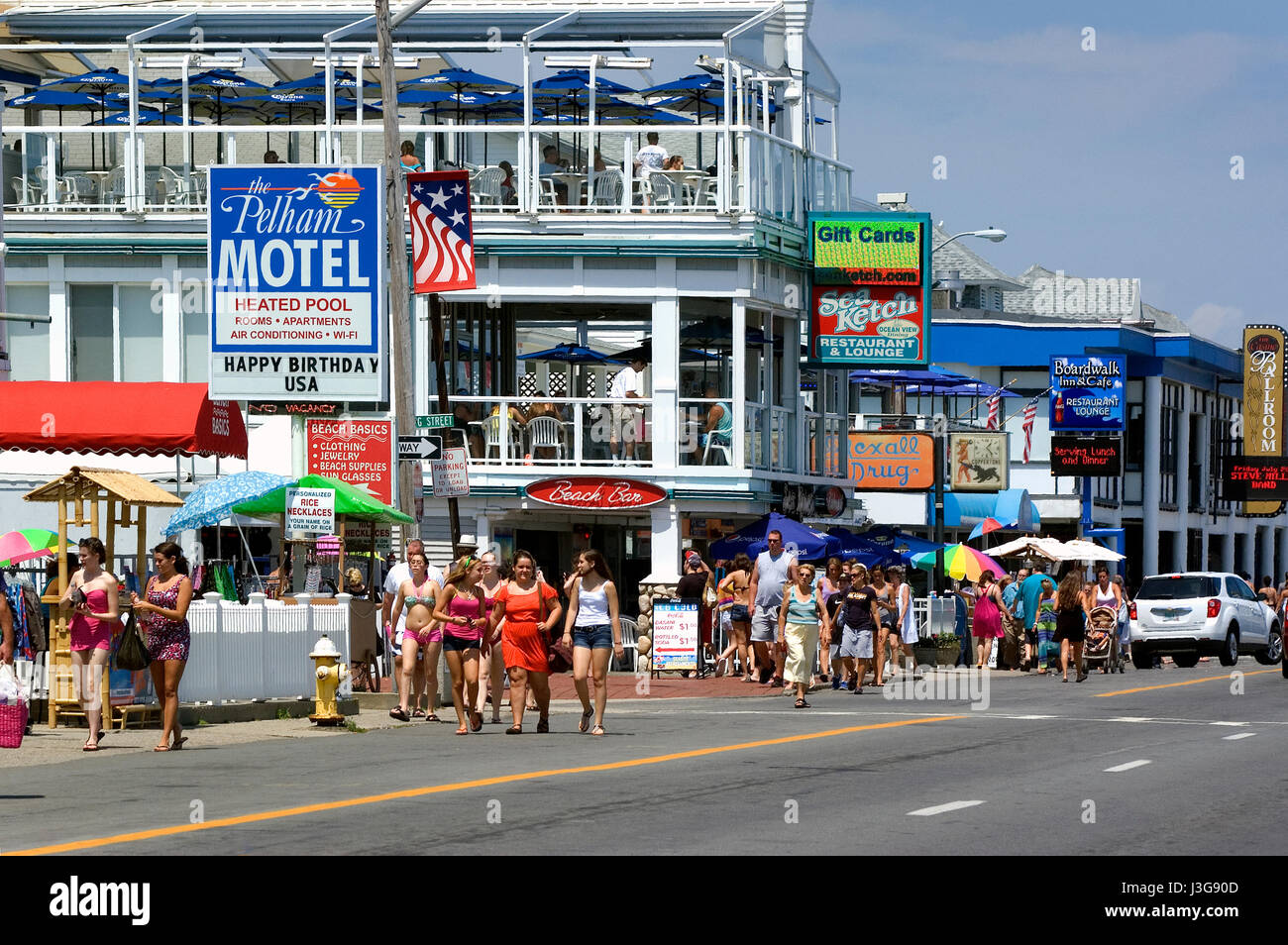 Hampton Beach, New Hampshire, STATI UNITI D'AMERICA Foto Stock