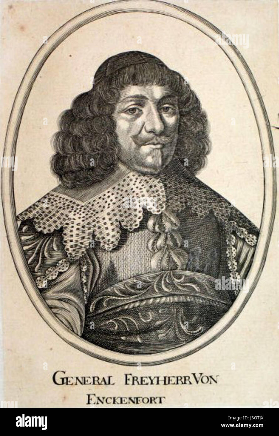 Freyherr generale von Enckenfort Foto Stock