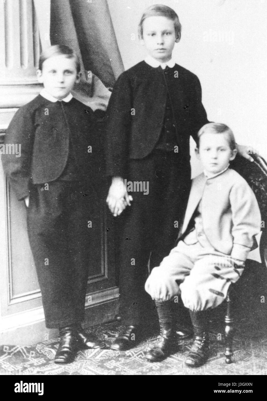 Georg und Ludwig und Rudolf Quidde Foto Stock